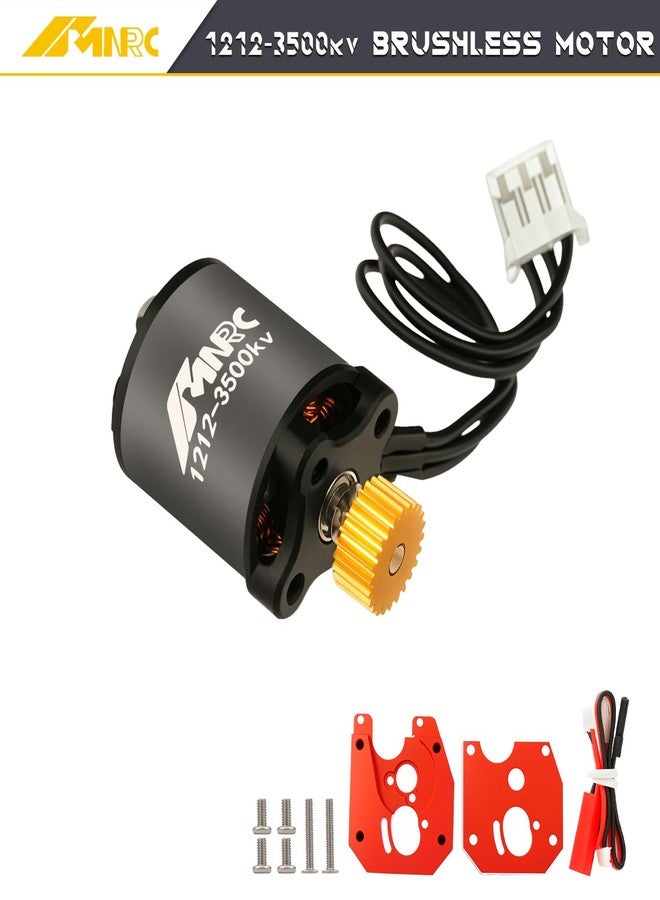 NMNRC 1212 3500kv Brushless Motor & 25A Brushless ESC & Transmission Case Kit for 1/24 Axial SCX24 AX24 Upgrades Part - Image 5